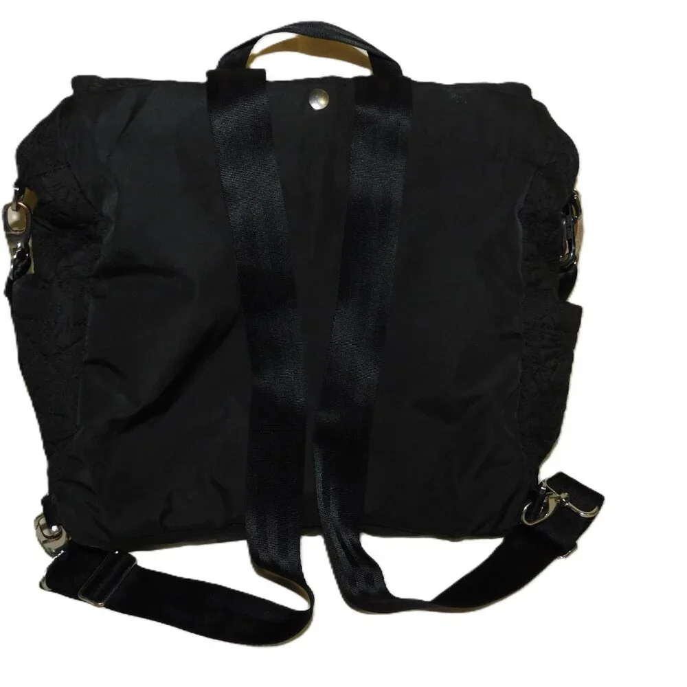 Petunia Pickle Bottom Black Backpack Diaper Bag